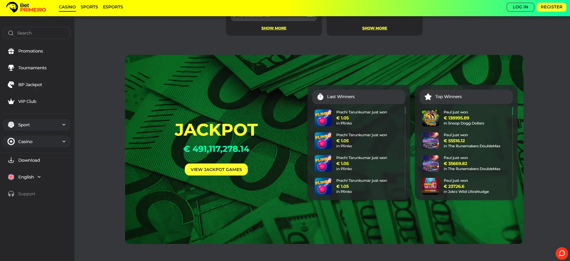 Bet Primeiro Casino